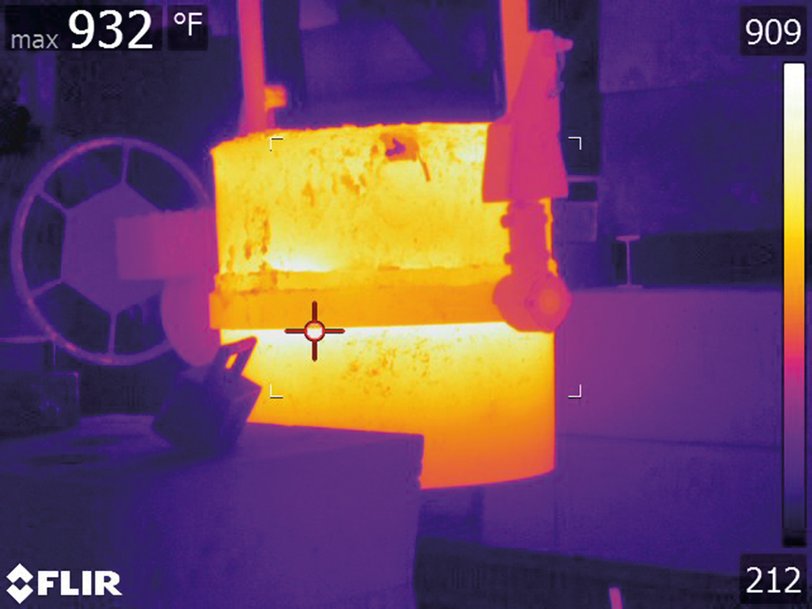 轧钢厂使用热成像持续热监控技术预防事故发生